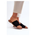 Women's Black Amite Suede Slippers