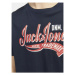 Jack&Jones Junior Tričko 12257379 Tmavomodrá Standard Fit