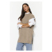 Trendyol Tie Stone Waist Braided Knitwear Sweater