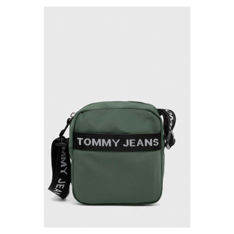Malá taška Tommy Jeans zelená farba Tommy Hilfiger