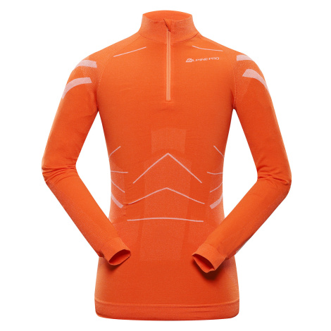 Men's quick-drying underwear - ALPINE PRO LUBIN spicy orange T-shirt