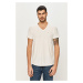Tričko Tommy Jeans pánsky, biela farba, melanžový, DM0DM09587
