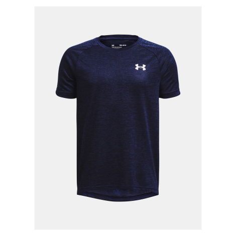 Tmavomodré športové tričko Under Armour UA Tech 2.0 SS