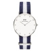 DÁMSKE HODINKY DANIEL WELLINGTON Glasgow Silver DW00100082 + KRABIČKA