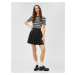 Koton Pleated Mini Skirt With Zipper Closure