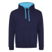 Just Hoods Unisex mikina s kapucňou JH003 Oxford Navy