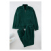 Trendyol Green Oversize/Wide Cut Basic Tracksuit Set