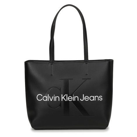 Calvin Klein Jeans  CKJ SCULPTED NEW SHOPPER 29  Veľká nákupná taška/Nákupná taška Čierna