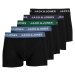 5PACK pánske boxerky Jack and Jones čierné (12254366)