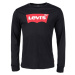 Levi's&reg; LS STD GRAPHIC TEE Pánske tričko s dlhým rukávom, čierna, veľkosť