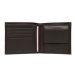 Tommy Hilfiger Veľká pánska peňaženka Th Premium Cc And Coin AM0AM10607 Hnedá