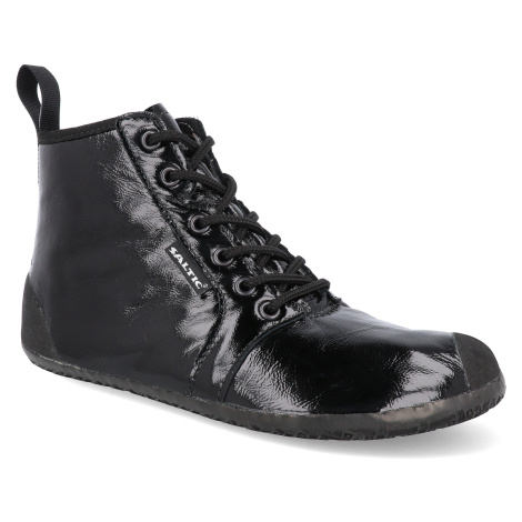 Barefoot zimné topánky Saltic - Vintero Laky Black