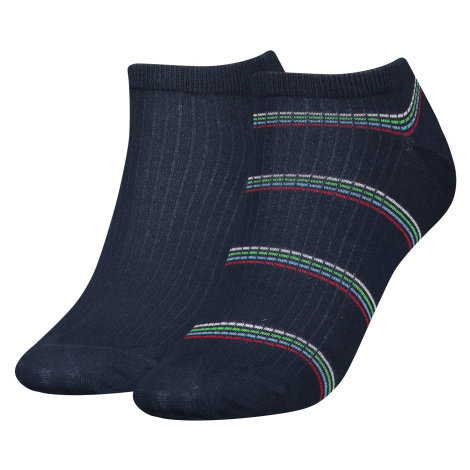 Tommy Hilfiger Woman's 2Pack Socks 701223804003 Navy Blue
