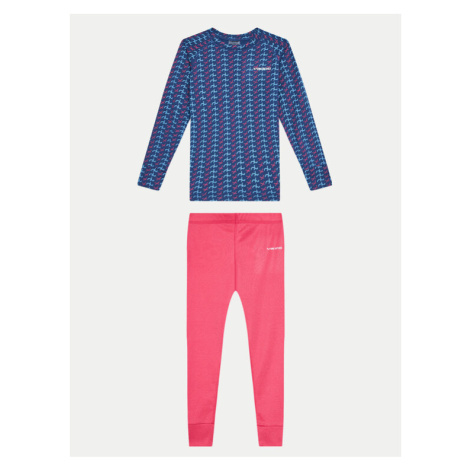 Viking Súprava funkčnej bielizne Nino Kids Set 500/21/6590/46 Tmavomodrá Skinny Fit