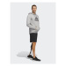 Adidas Mikina Sportswear Camo Hoodie HA7210 Sivá Regular Fit