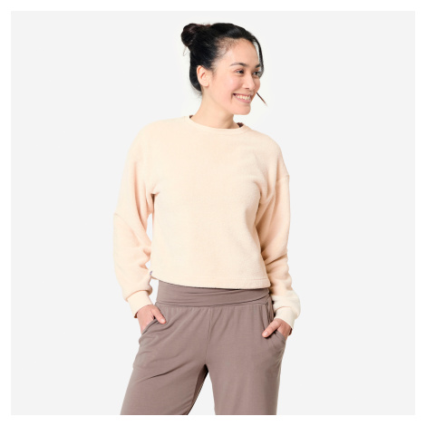 Mikina na jogu COCOON béžová