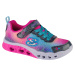 Farebné dievčenské svietiace tenisky Skechers Flutter Heart Lights 302315L-NVMT