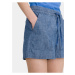 Modré dámské kraťasy GAP pull-on chambray shorts