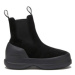 Vysoké zimné topánky MOON BOOT MB LUNA CHELSEA SUEDE -N001 BLACK