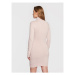 Chiara Ferragni Úpletové šaty 73CBOM22 Ružová Slim Fit