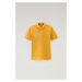 Polokošeľa Woolrich Classic American Polo Golden Glow