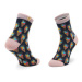 Cabaïa Vysoké dámske ponožky Anne & Guilain SOKFW2122 Tmavomodrá