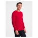 Pánsky sveter OM-SWBS-0106-V5 - červený