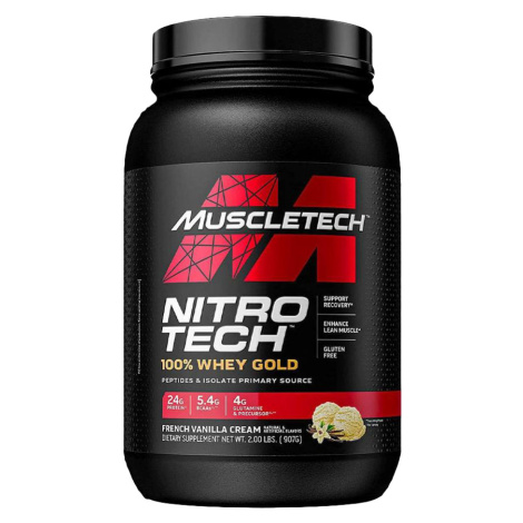 MuscleTech Nitro-Tech 100% Whey Gold 908 g slaný karamel