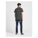 Jack&Jones Tričko Basher 12182498 Sivá Regular Fit