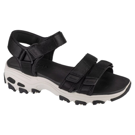 ČIERNE DÁMSKE SANDÁLE SKECHERS D'LITES - FRESH CATCH 31514-BLK