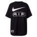 Nike Sportswear Oversize tričko 'Air'  čierna / biela
