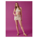 Koton Crochet Detailed Patterned Mini Skirt