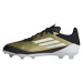 Chlapčenské futbalové kopačky outdoorové ADIDAS F50 League Messi Jr FG gold met cloud white core