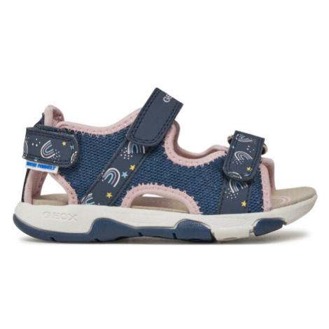 Geox Sandále B Sandal Multy Girl B450DA 0ASCE CF48T S Tmavomodrá