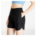 Šortky Urban Classics Ladies Linen Mixed Shorts Black