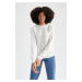 DEFACTO Regular Fit Basic Long Sleeve Thessaloniki Knitted Basic Sweater