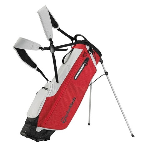 TaylorMade Flextech Superlite Stand Bag Silver/Red