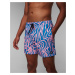 Pánske Modro-ružové Boardshortky Quiksilver Surfsilk Mix Volley 16