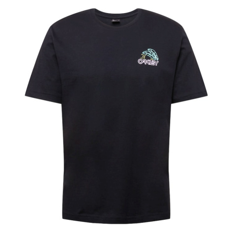 OAKLEY Funkčné tričko 'Sunrise'  tyrkysová / svetložltá / svetloružová / čierna