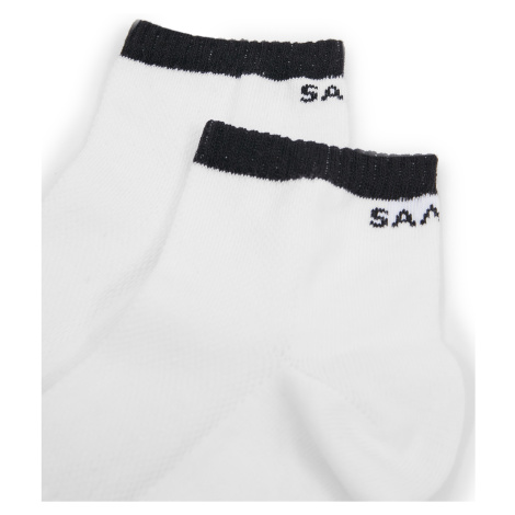 Čierno-biele pánske ponožky SAM 73 Napier