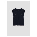 WOMEN'S T-SHIRT L-TS-4058 NAVY