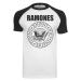 Mr. Tee Ramones Circle Raglan Tee wht/blk