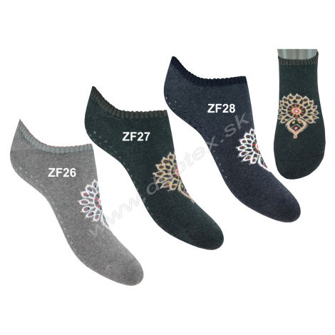STEVEN Froté ponožky s ABS Steven-132-26 ZF26-sivá