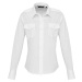 Premier Workwear Dámska pilotná košeľa s dlhým rukávom PR310 White