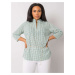 White and green blouse plus size with Benecia patterns