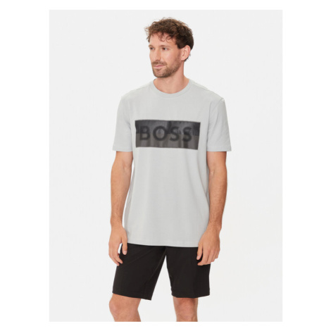 Boss Tričko Tee 9 50512998 Sivá Regular Fit Hugo Boss