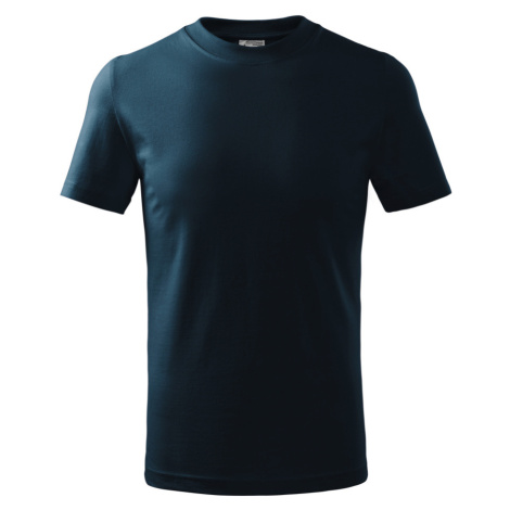 Malfini Classic 160 Detské tričko 100 námorná modrá
