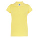 Jhk Dámske polo tričko JHK511 Light Yellow