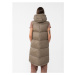 Dámska vesta 4F VEST-AW23TVESF074-82S-LIGHT BROWN