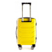 Žltá sada prémiových plastových kufrov &quot;Wallstreet&quot; - veľ. M, L, XL